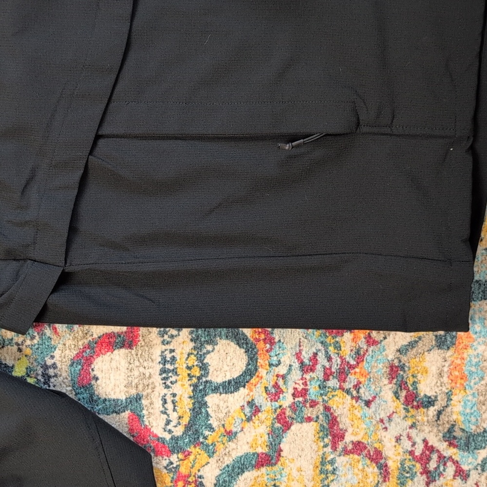 Fox Men's Lightweight Windbreaker Hoodie 2XL Black EUC - Picture 3 of 6